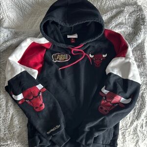 Chicago Bulls Black and Red Hoodie